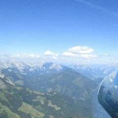 Flugwegposition um 13:55:45: Aufgenommen in der Nähe von Gemeinde Ardning, Österreich in 2302 Meter